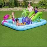 Empressco Gacha Life Su Parklı 239*206*86 cm Şişme Kaydıraklı Su Parklı Oyun Havuzu - Fiyatı, Yorumları - Altın - 0 - 12 Ay