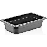 Empressco Gastronom Küvet, 75 Mm, Polikarbon Siyah, 1/4 Boyut, Dayanıklı ve Pratik - 1 lt