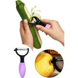 Empressco Gat Shop Silikon Saplı Meyve Sebze Salatalık Havuç Kabak Patlıcan Için Tombul Çelik Soyacak Mutfak Gereci - Fiyatı, Yorumları - 001-Renkli - 100 x 100 cm