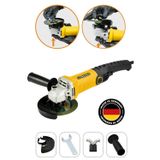 Empressco Germany Profesyonel 1200W Bakır Sargı 125 Mm Devir Ayarlı Spiral Avuç Içi Kesme Ve Taşlama Makinası