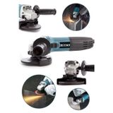 Empressco Germany Technology 2400 Watt Profesyonel Avuç Içi Spiral Taşlama Makinesi 125 Mm + 10 Disk