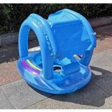 Empressco Gölgelikli Bebek Botu, Bebek Simidi, Güneşten Koruyucu, Mavi - Azur Mavi - 0 - 3 Yaş