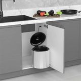 Empressco Görseç 11 Litre Dolap Içi Çöp Kovası Kapağa Monte 11 Lt Çöp Kovası Mutfak Tezgah Altı Çelik Otomatik Kapak - Fiyatı, Yorumları - Seçenek 1 - 11-Kırmızı