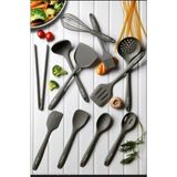 Empressco Gri Silikon 11 Parça Pasta ve Pişirme Servis Seti, Şık ve Kullanışlı