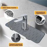 Empressco Gri Su Tutucu Musluk Matı Mutfak Banyo Için Koruyucu Musluk Lavabo Bulaşık Süngeri - Fiyatı, Yorumları - Ahşap Rengi - Seçenek 1