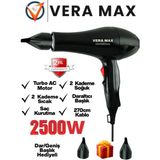 Empressco Güçlü 2500W Turbo Iyonik Fön Makinesi, Profesyonel Performans, 3 Yıl Garanti - Altın