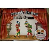 Empressco Hacivat Karagöz Kukla Seti, Eğlenceli ve Renkli Tiyatro Oyunu Kitabı - Seçenek 1