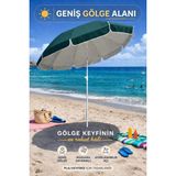Empressco Hak Iş Oyuncak Yeşil-Bej 200 cm Ayarlanabilir Fon Model Plaj Şemsiyesi - Fiyatı, Yorumları - 1 m - Ahşap