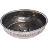Empressco Hamam Tası Osmanlı Motifli Nostaljik Seri - Antik Gümüş - Seçenek 1