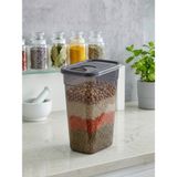 Empressco Hanemhome Züccaciye Hanemhome Premium Füme Serisi Saklama Kabı - Kolay Açılır Sürgülü Kapak Erzak Kutusu 3200 ml - Fiyatı, Yorumları - 079 Buz Beyazı - Seçenek 1