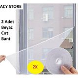 Empressco Hazır Pencere Sinekliği Seti 100X150 Cm, 2 Adet, 4 M Cırt Bant ile - 001-Renkli - Seçenek 1
