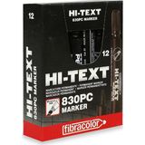 Empressco Hi-Text 830PC Siyah Keçeli Kalem Kesik Uç Marker 12’li Paket Yazı & Çizim Kalemi - Fiyatı, Yorumları - -- - Seçenek 1