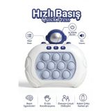 Empressco Hızlı Basmalı Pop Game Astronot Işıklı Sesli Pilli Pop It Toy Eğitici El Konsolu Stres Oyuncağı