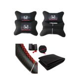 Empressco Honda Civic Fd6 Dikmeli Direksiyon Kılıfı + 5d Ortopedik Boyun Yastığı (2 Li Set)