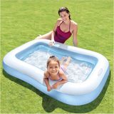 Empressco IH57403 166X100X25 cm Şişme Yumuşak Tabanlı Dikdörtgen Boğumlu Şime Su Havuzu Oyun Havuzu - Açık Gri - 0 - 3 Yaş