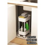 Empressco Iliva Çok Amaçlı 2 Katlı Banyo Dolabı, Evye Altı Düzenleyici Dolap Içi Tezgah Altı Tekerlekli Organizer - - Fiyatı, Yorumları - Ahşap Rengi - Seçenek 1