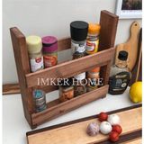 Empressco Imker Home Ahşap Tezgahüstü Organizer Mutfak Rafı Baharatlık Takımı Standı Baharat Kavanoz Seti Düzenleyici - Fiyatı, Yorumları - 1 lt