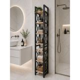 Empressco Inter Home Mınımal Banyo Rafı 8 Katlı Plastık Ahşap - Fiyatı, Yorumları - Seçenek 1