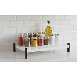 Empressco Isda Home Atlantik & Beyaz Çok Amaçlı Mutfak Baharatlık ve Monitör Yükseltici Stand - Metal Ayaklı - Fiyatı, Yorumları - Almond Cream