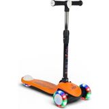 Empressco Işıklı ve Katlanabilir 3 Tekerlekli Çocuk Scooter 3+ Yaş, 50 kg Kapasite - Ahşap - Seçenek 1