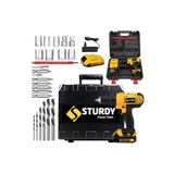 Empressco Japon Professıonel Tools 58v 8ah Krz Metal Şanzıman Şarjlı Çift Akülü Vidalama 27prç Uç Setli