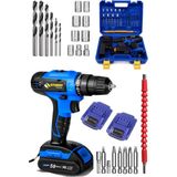 Empressco Japon Professıonel Tools 58v8ah Nano Seri Metal Şanzuman Şarjlı Çift Akülü Vidalama 27prç Uç Setli