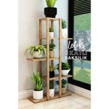 Empressco Jest Dekor Konsept Lotus Atlantik Çam Ahşap 5 Katlı Çiçeklik, Saksılık, Çiçek Standı, Dekoratif Raf-Çok Amaçlı Kullanım - Fiyatı, Yorumları - Seçenek 1 - Abanoz