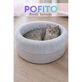 Empressco Jungolica Pet Products Pofito, Çift Taraflı Minderli, Kaydırmaz Tabanlı, Sakinleştirici Etkili, Yuvarlak Kedi-Köpek Yatağı - Fiyatı, Yorumları - Seçenek 1