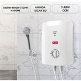 Empressco K 7008 Ekvator Ani Su Isıtıcı Şofben, 4 Yıl Garantili, Güçlü ve Ekonomik