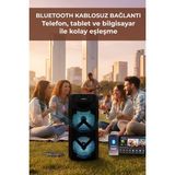 Empressco Kablosuz Bluetooth Hoparlör 2x4 Inç Rgb Işık Ses Bombası Fm/aux/sd, Parti Için - Seçenek 1