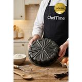Empressco Kalp Desenli Ergonomik Kek Kalıbı ile Şık ve Kolay Tatlar - Seçenek 1 - (ClearEyelets)Black-RadiantOrchid