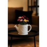 Empressco Kalp Detaylı Sulama Canı Saksı – El Yapımı Taş Tozu Dekoratif Vazo – Dried Flower Için Modern Vazo - Fiyatı, Yorumları