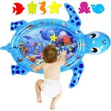 Empressco Kaplumbağa (Turtle) Jumbo Bebek Su Oyun Matı Aktivite Matı (Tummy Time) Mavi - Azur Mavi - 0 - 12 Ay