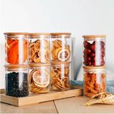 Empressco Karçiçeği Home 8 Adet Borosilikat Cam Bambu Kapaklı Baharatlık Kavanoz 250ML - Fiyatı, Yorumları - Altın - 1 - 1,3 lt