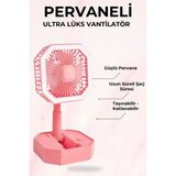 Empressco Katlanabilir USB Mini Vantilatör, Güçlü ve Sessiz Soğutma - Altın