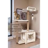 Empressco Katlı Kedi Tırmalama ve Oyun Evi, Eğlenceli ve Güvenli Tasarım