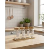 Empressco Kayaer Home Bambu Kapaklı Standlı 4 Lü Baharatlık - Fiyatı, Yorumları - Ahşap - 1 lt