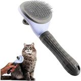 Empressco Kedi Fırçası, Kendi Kendini Temizleyen Koparma Fırçası, Iç Yün, Kedi Tarağı, Köpek Fırçası - Gri - Seçenek 1