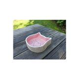Empressco Kedi Seramik Mama Kabı (PEMBE)