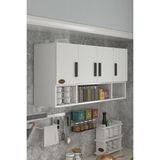Empressco Kenzlife Hazır Mutfak Severus Byz 60*120*22 Mutfak Banyo Dolabı Kapaklı Raflı - Fiyatı, Yorumları - 1BW-Beyaz - Seçenek 1