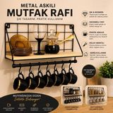 Empressco Keyfisepet En Keyifli Sepet Duvara Monte Metal Kupa Askılığı Raflı – Mutfak Organizeri Bardak ve Tabak Düzenleyici Raf - Fiyatı, Yorumları - Almond Cream