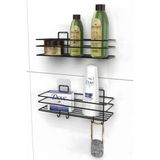 Empressco Kılınç Store Siyah Yapışkanlı 2li Set Banyo Düzenleyici Şampuanlık Banyo Rafı Duş Rafı Organizer - Fiyatı, Yorumları - Ahşap Rengi - Seçenek 1