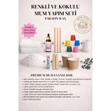 Empressco Kiraz Çiçeği Mum Yapım Seti, Parafin, Esans, Boya, Stearin, Fitil - Seçenek 1