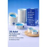 Empressco Kitchen Beauty 25 Adet Tek Kullanımlık Kül Tablası Kokusuz Taşınabilir Pratik Jel Küllük Seti Ofis Kafe Ev - Fiyatı, Yorumları - Seçenek 1 - 11-Kırmızı