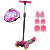 Empressco Kız Çocuk Pembe LED Işıklı 3 Tekerlekli Twist Scooter Full Set - Fiyatı, Yorumları - Ahşap - Seçenek 1