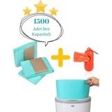 Empressco Korbell 16L Çöp Kutuları ile Uyumlu - 3 Paket 1500 Adet Bebek Bezi Kapasiteli Paket Yerli Çöp Poşeti - Fiyatı, Yorumları - Altın