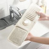 Empressco Krem Silikon Esnek Su Tutucu Düzenleyici Kaydırmaz Abdest Matı Musluk Banyo Mutfak Organizeri Krem - Fiyatı, Yorumları - Ahşap Rengi - Seçenek 1