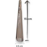 Empressco Kristal Avize Taşı Bal Rengi, Metal Hediye ile Uyumlu, Şık ve Parlak Tasarım - Seçenek 1 - Ahşap