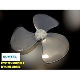 Empressco Kumtel Ktf 315 Modele Uyumlu Vantilatör Pervanesi 3 Kanat 16INÇ 36CM Yumuşak Esnek - Seçenek 1