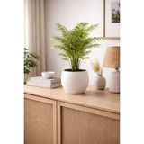 Empressco Küre Model Dekoratif Modern Saksı 7,5 Lt Beyaz - Fiyatı, Yorumları